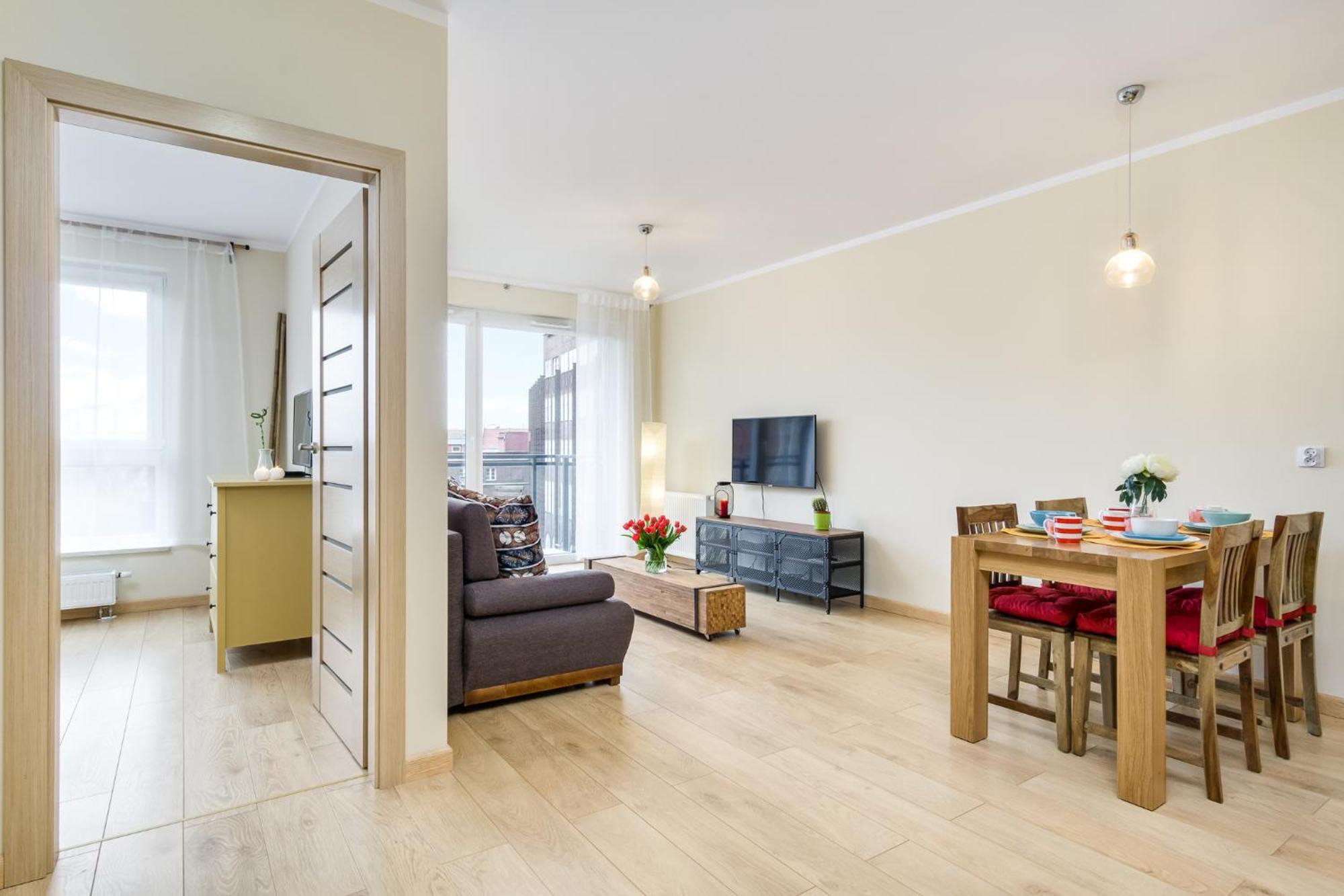 Elite Apartments Cityview Center Gdańsk Buitenkant foto
